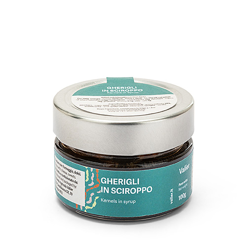 Gherigli in sciroppo