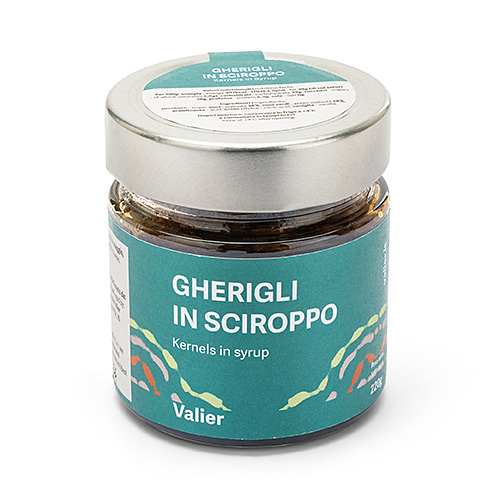 Gherigli in sciroppo